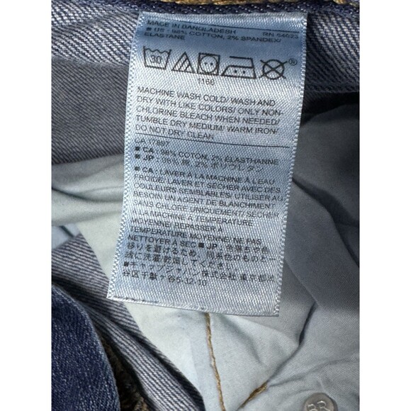 Banana Republic Raw Hem Girlfriend Jean Medium Wash Size 26/2 Relaxed Fit Casual - Picture 7 of 9